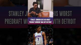 Stanley Johnson talks about his predraft workout with the Pistons detroitpistons nba nbashorts [upl. by Photina]