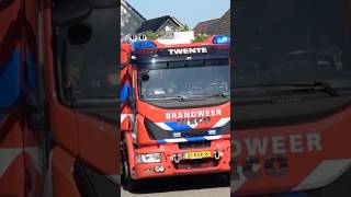 Brandweer Twente met spoed tijdens de open dag in Oldenzaal  112 brandweer [upl. by Ellemac]