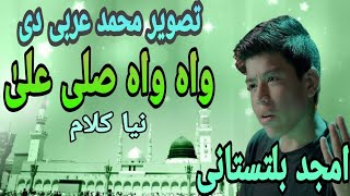 Tasveer Muhammad Arbi Di  Amjad Baltistani  New Naat 2021  12 Rab ul Awal [upl. by Yunfei249]