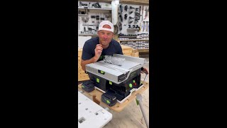 NEW Festool CSC SYS 50 Cordless Table Saw [upl. by Melisenda]