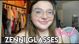 ZENNI GLASSES HAUL 695 frames ðŸ˜± [upl. by Zillah690]