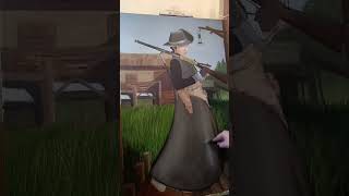 Black Belle parte 22 fanart oilpainting art rdr2 [upl. by Aisatsana]