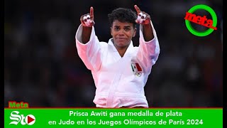 Prisca Awiti gana medalla de plata en Judo en los Juegos Olímpicos de París 2024 [upl. by Najtsirk]