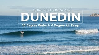 Surf Photography  Winter Surf Session in Dunedin New Zealand [upl. by Assiron389]