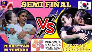 SF🇲🇾Pearly TanM Thinaah 🆚️ 🇰🇷Lee Yu LimShin Seung Chan🔥‼️malaysiamasters2024 [upl. by Aiht304]