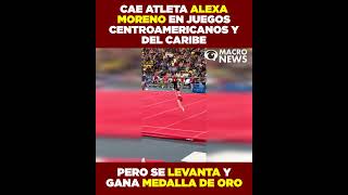 Gimnasta mexicana Alexa Moreno sufre fuerte caída en las barras asimétricas [upl. by Annad]