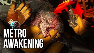 Metro Awakening  A Quick Look At The Quest 3 Version Is Both Terrifying And Very Promising [upl. by Siegel]