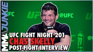 Chas Skelly signals retirement I still got brain cells left  UFCVegas48 postfight [upl. by Isus]