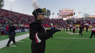 School Yard Funk Band Day feat Boston Brass  1102  2024 Fresno State Bulldog Marching Band [upl. by Veronike899]