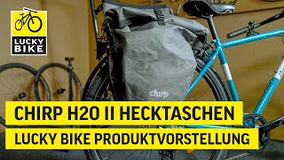 CHIRP H2O II HECKTASCHEN  robustes GepäckträgertaschenSet von Chirp BikeParts [upl. by Ydoc]