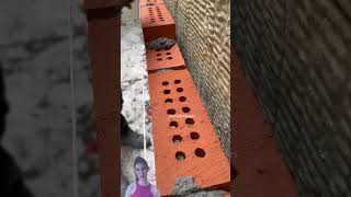 brickandmortar construction bricklayer satisfying brick brickwork [upl. by Pruter]