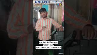 Kyocera 2554 Multicolour Photocopy Machine Satisfied Customer Review youtube ytshorts shorts [upl. by Nanahs]