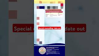 Upcatet 2024 special counselling registration start [upl. by Divadleahcim]