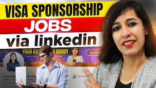 How To Find a Visa Sponsored Job With LinkedIn  New Feature Launched For Students amp Immigrants [upl. by Eelymmij]