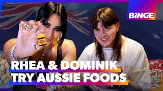 Rhea Ripley amp Dominik Mysterio try Aussie foods  WWE Superstars  Wrestling on BINGE [upl. by Konyn884]