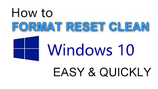 How to FORMAT YOUR PC WITHOUT SOFTWARE👉Reset your Windows 10 and make it like New AGAIN [upl. by Chelsie]