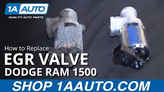 How to Replace EGR Valve 0408 Dodge Ram 1500 V8 57L [upl. by Nolte]