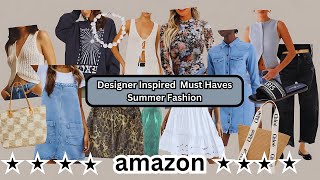 Designer Inspired Amazon Must Haves Favorite Affordable summer fashion [upl. by Chitkara799]