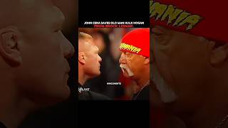 John cena saves old man Hulk Hogan from Brock lesnar Edit  Respect for John cena  King Shorts [upl. by Deelaw]