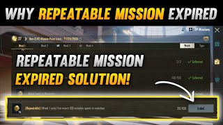 REPEATABLE MISSION ENDED EXPLAINED  HOW TO FIX REPEATABLE MISSION IN PUBG MOBILE amp BGMI  SOLUTION [upl. by Esinert]