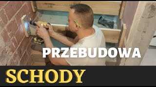 Schody przebudowa klatki schodowej [upl. by Einhoj]