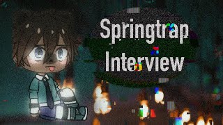 Fnaf 1 reacts to springtrap interview [upl. by Sirtaeb]