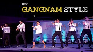 PSY  Gangnam Style Dance Performance  Hilton Hotel Bangalore  Annual Day 2018 [upl. by Sperling406]