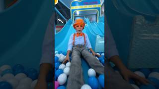 Kid Blippi Learns Colors at the Indoor Playground blippi shorts [upl. by Kcin133]