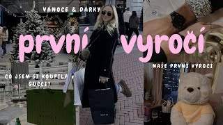 NAŠE PRVNÍ VÝROČÍ 💌 amp co jsem si koupila v GUCCI🛍️ vlog 207 [upl. by Farah]