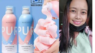 PUREYES foaming whitening wash review [upl. by Beilul]