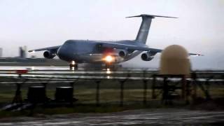 C5 Galaxy Muddy Takeoff [upl. by Malony]