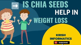 Is chia seeds helps in weight loss or not  chia seeds benefits [upl. by Harbison]