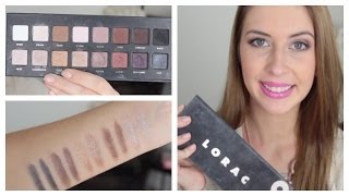 Lorac Pro Palette Review amp Comparison  Makeup Minute [upl. by Vial]