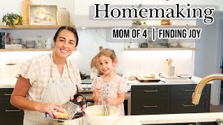 HOMEMAKING AS A MENNONITE MOM OF 4  BAKING amp CLEANING [upl. by Zerlina]