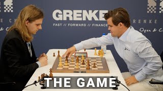 Richard Rapport vs Magnus Carlsen  The Game  GRENKE Chess Classic 2024 [upl. by Adolf317]