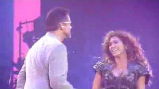 Beyonce Duet George Michael  If I Were a Boy Live at the O2 Arena Tuesday 9th June 2009 HQ HD NEW [upl. by Brock]