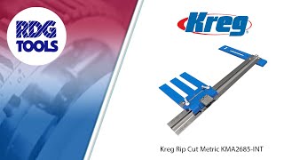 Kreg Rip Cut Metric KMA2685 INT RDG TOOLS [upl. by Leinnad]