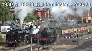 4930 amp 75069 Kidderminster 220624 Part 1 [upl. by Bidget]