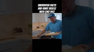 Facts about swordfish And knife skills With Chef Pat food cooking recipe fish fishmeat bbq [upl. by Eledoya896]