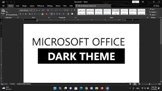 Cara Mengganti Warna Tema pada Microsoft Office [upl. by Mylo]