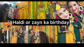 Rimsha ki haldi or raat me bana zayn ka birthday 😘❤️viralvideo vlog wedding vlogger vlogging [upl. by Hibbs705]