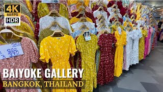 BANGKOK Baiyoke Gallery Fashion Mall quotCheap Price Clothing At Pratunamquot Thailand 4K HDR [upl. by Tench]