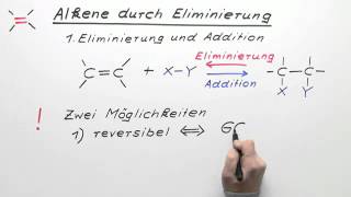 Alkene durch Eliminierung  Chemie  Organische Chemie [upl. by Agnew]