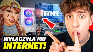 MAMA WYŁĄCZYŁA MU INTERNET w Fortnite [upl. by Tonya]