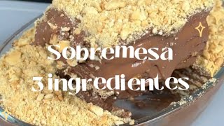 Sobremesa Rápida e Fácil com 3 ingredientes [upl. by Accber]