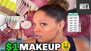 1 Makeup Products Shop Miss A Review And Try On First Impressions ✨ [upl. by Akienat]