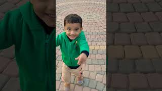 Hashir is excited to visit the park cutebaby babyshorts viralshorts baby cutebabies cute [upl. by Ahcire]