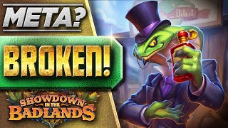 I created a NEW METABREAKER  Hearthstone Showdown in the Badlands [upl. by Kudva]