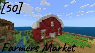 How To Build Stampys Lovelier World 50 Farmers Market [upl. by Yerot38]