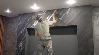 VENETIAN PLASTER STUCCO Венецианская штукатурка Мрамор Имитация [upl. by Eigla233]